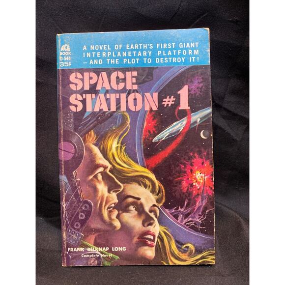 Space Station #1 - Frank Belknap Long - 1957 Ace Books Paperback - Picture 1 of 4